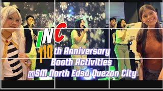 INC 110th Anniversary Booth Activities SM North Edsa Q City  ⚠️ For entertainment purposes only [upl. by Callie]