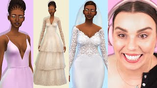 Weddings just got a whole lot better in The Sims 4 CC wedding haul [upl. by Niall325]