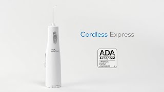 How to Use the Waterpik™ Cordless Express Water Flosser [upl. by Ys780]