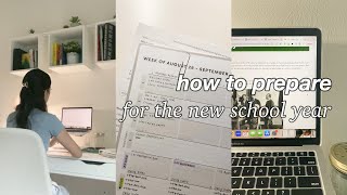 how to prepare for new school year 📓🎧 back to school [upl. by Alliw]