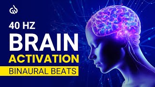 40 Hz Brain Activation Binaural Beats Activate 100 of Your Brain Gamma Waves [upl. by Anerdna710]