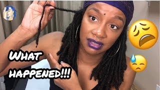 Loc Update  Did Interlocking Damage My Locs  Do I Cut It Off [upl. by Annawyt]