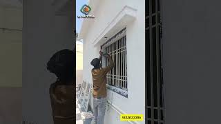 Upvc window installation process viral vedio shorts upvcwindows upvc skill bollywood pushpa [upl. by Bekki]