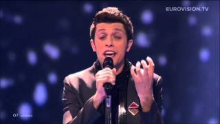 Aram MP3  Not Alone Armenia LIVE Eurovision Song Contest 2014 Grand Final [upl. by Dnar]