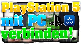 PS5 mit PC verbinden PlayStation 5 Spiele auf dem PC oder MAC spielen PS5 mit Laptop verbinden [upl. by Dlopoel]