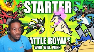 Starter Pokemon Battle Royale Reaction [upl. by Anits]