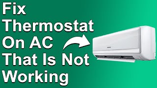 How To Fix A Thermostat On AC That Is Not Working Why It Occurs And Steps To Troubleshoot [upl. by Conroy638]