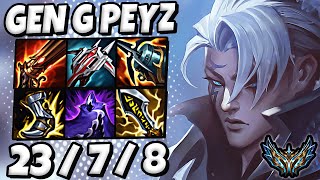 Aphelios vs Jinx ADC  Gen G Peyz  Korea Challenger Patch 147 ✅ [upl. by Humfrid193]