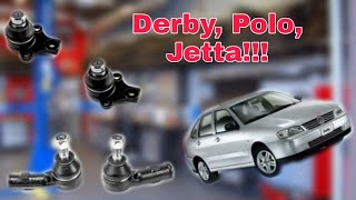 Cambio de terminales de dirección y rotulas VW Derby Jetta Polo [upl. by Aneras504]