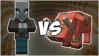 Vindicator vs Zoglin  Minecraft Mob Battle [upl. by Wrench]