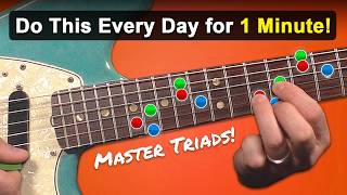 Master Triads Across the Neck with this Simple 1Minute Trick [upl. by Hara]