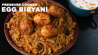 Pressure Cooker Egg Biryani  Easy Egg Biryani Recipe [upl. by Aveneg]