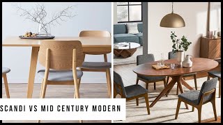 How To Decorate  Scandinavian VS Mid Century Modern [upl. by Adall]