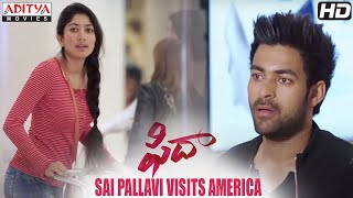 Fidaa Movie Best Scenes  Sai Pallavi Visits America  Varun Tej Sai Pallavi  Sekhar Kammula [upl. by Avirt932]