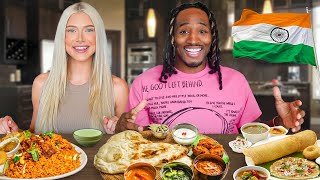 TRYING INDIAN FOOD FOR THE FIRST TIME [upl. by Aurora]