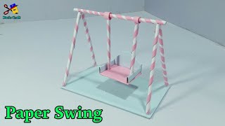 कागज़ का झूला  How To Make A Paper Swing  Jhula For Janamastmi Decoration  जन्माष्टमी सजावटी झूला [upl. by Annatsirhc83]