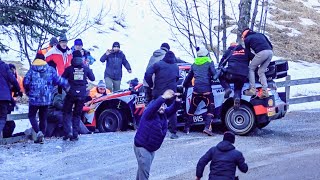 WRC Rallye Monte Carlo 2024  CRASHES amp MAX ATTACK VBB [upl. by Lednahc]