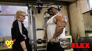 Build Big Delts With Roelly Winklaar  Shoulder Training With Grandma [upl. by Bernardina]