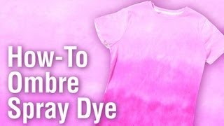 HowTo Ombre Dye Technique with Tulip OneStep Tie Dye [upl. by Bettzel]