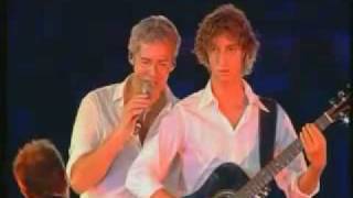 Claudio Baglioni e figlio  quotmai piu come tequot  quotTutto in un abbraccio livequot [upl. by Nalim]