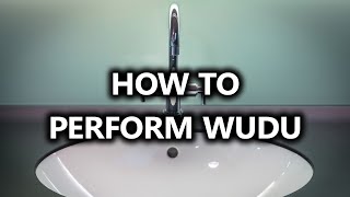 How to do wudu women ablution  Step by Step [upl. by Fidellas]