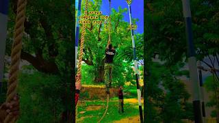 rope climbing🪢🥷🏻 techniquearmy gorkha indianarmy youtubeshorts shorts youtube [upl. by Myrlene]