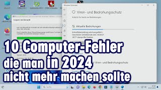 10 ComputerFehler die viele machen [upl. by Atinuj443]