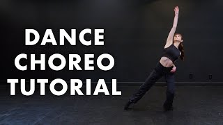 Beginner Contemporary Dance  Routine Tutorial [upl. by Okiron]