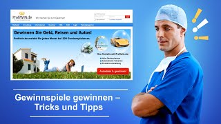 🚑 Gewinnspiele gewinnen – Tricks und Tipps [upl. by Ahsenaj]