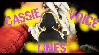 CASSIE VOICE LINES PART 1 I ThunderThors VoiceOvers Vol 4 REUPLOAD read description [upl. by Merkley]