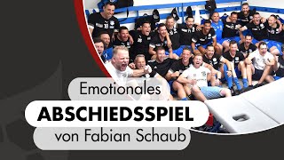 Video Gänsehaut beim Abschiedsspiel von Legende Fabian Schaub torgranate [upl. by Lorac]