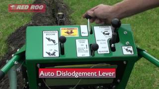 Hire a Irrigation Trencher How to use a irrigation trencher [upl. by Anomer]