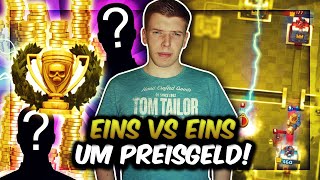 TOP SPIELER IM EINS GEGEN EINS UM PREISGELD  Neues episches Turnierformat  Clash Royale Deutsch [upl. by Eetsud217]