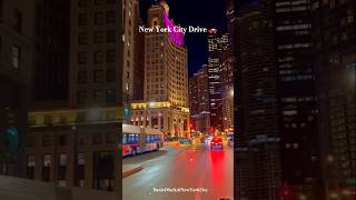 ❣️❣️New York City Drive 🚗travel timessquare4k satisfying newyork4k manhattanskyline new short [upl. by Narhet]