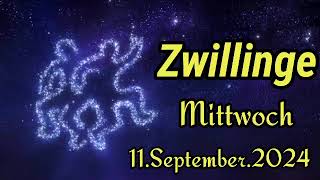 horoskop Zwillinge Mittwoch 11 September 2024 [upl. by Adnylam530]