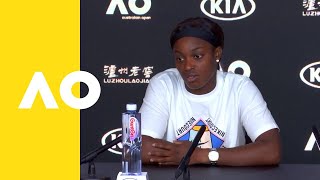 Sloane Stephens press conference 1R  Australian Open 2019 [upl. by Florence300]