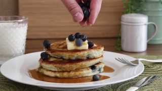 How to Make Blueberry Pancakes  Pancake Recipe  Allrecipescom [upl. by Ynnob]