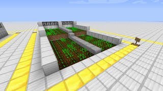 Auto Harvesting Wheat Farm Using Dispensers  Minecraft Tutorial S02 EP06 [upl. by Gnahk]