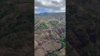 Stunning views from a helicopter in Kauai Hawaii kauai nature Hawaii travel vacatio [upl. by Anived]