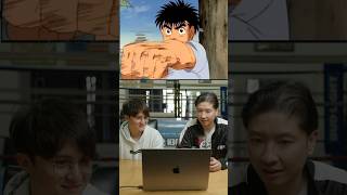 This boxing anime is legit 🥊 boxing anime reaction michaelreeves [upl. by Goodyear]