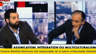 Yassine Belattar accuse Eric Zemmour  quotIl est responsable de la tuerie en NouvelleZélandequot [upl. by Ahsitruc]