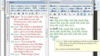 Crossreferencing with the Treasury of Scripture Knowledge [upl. by Idalina]