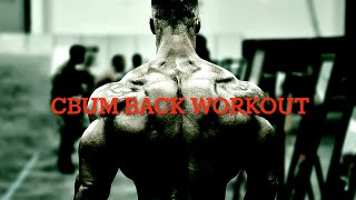 CBUM BACK WORKOUT [upl. by Saiasi]