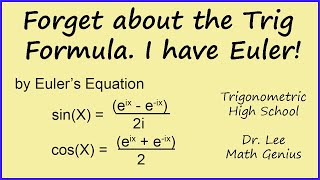 Eulers Equation Proves Trigonometric Formula [upl. by Emmery]