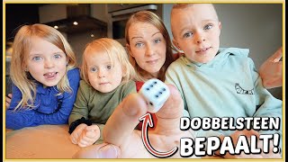 DOBBELSTEEN BEPAALT WAT WE GAAN DOEN VANDAAG 🎲  Bellinga Vlog 2334 [upl. by Evelyn600]