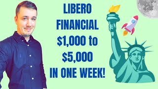 Libero Financial  How Much I Made After 1 Week  Crypto Passive Income [upl. by Ahsinrev]