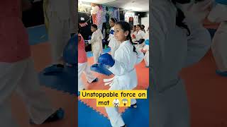 Unleash your inner queen 👑👑trendingshorts karate kumite [upl. by Punak393]