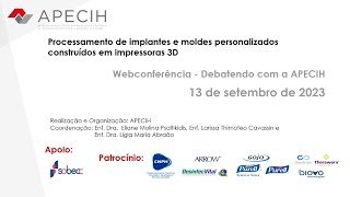 Webconferência  Debatendo com a APECIH  13 de setembro de 2023 [upl. by Stovall]