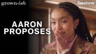 Aaron Proposes to Zoey  grownish  Freeform [upl. by Elwaine965]