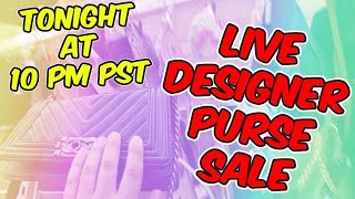 SATURDAY NIGHT LIVE PURSE SALE  10 PM PST [upl. by Galliett]